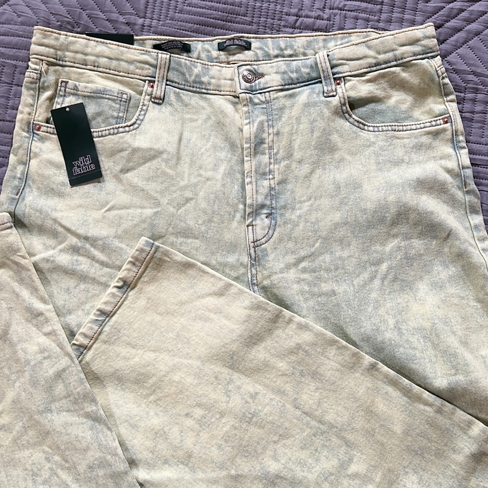 wild fable Acid Wash Jeans- Size 18